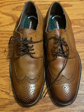 Nunn Bush Men's Tan/Brown Wingtip Oxfords